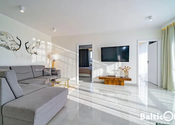 Balticon Westin House -luksusowy 70m2 , Basen Pool, Sauna, Parking Inklusive Aparthotel Kołobrzeg