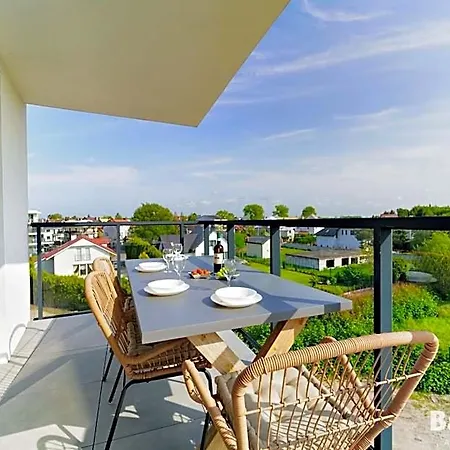 Balticon Westin House -luksusowy 70m2 , Basen Pool, Sauna, Parking Inklusive 아파트호텔