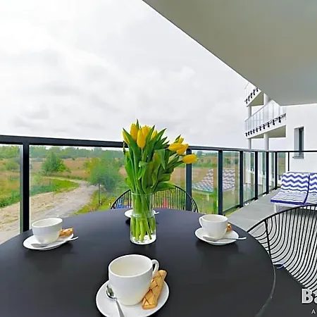 Balticon Westin House -luksusowy 70m2 , Basen Pool, Sauna, Parking Inklusive 아파트호텔 3*