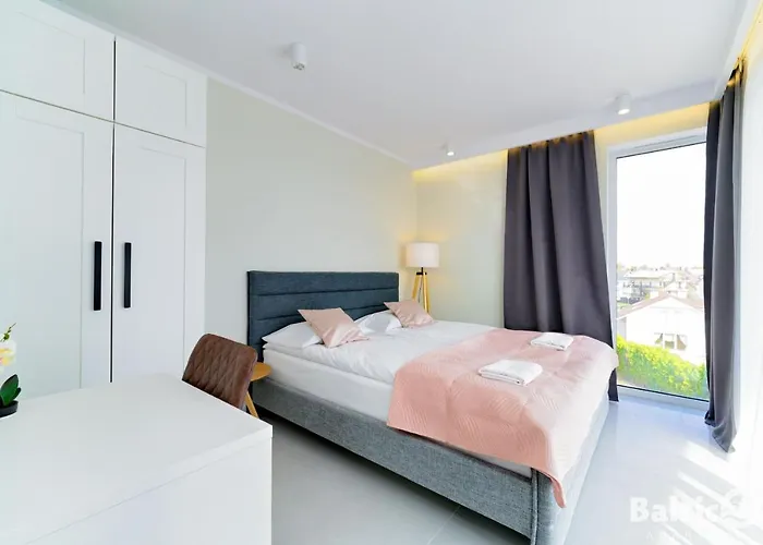 מלון דירות Balticon Westin House -luksusowy 70m2 , Basen Pool, Sauna, Parking Inklusive קולובז'ג