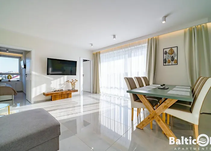 מלון דירות Balticon Westin House -luksusowy 70m2 , Basen Pool, Sauna, Parking Inklusive